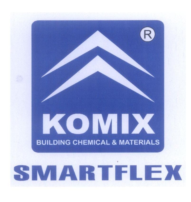 Mẫu nhãn hiệu KOMIX BUILDING CHEMICAL & MATERIALS SMARTFLEX