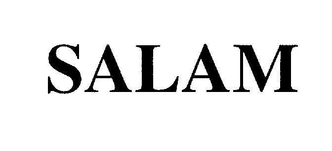 Mẫu nhãn hiệu SALAM