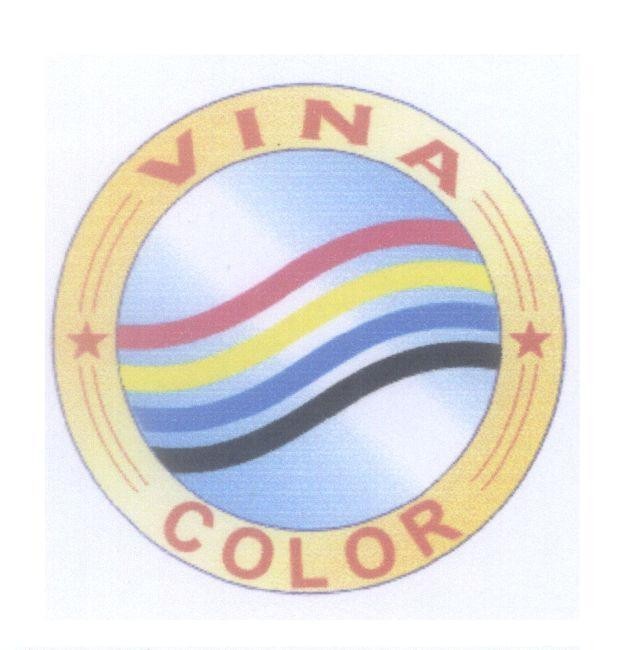 Mẫu nhãn hiệu VINA COLOR