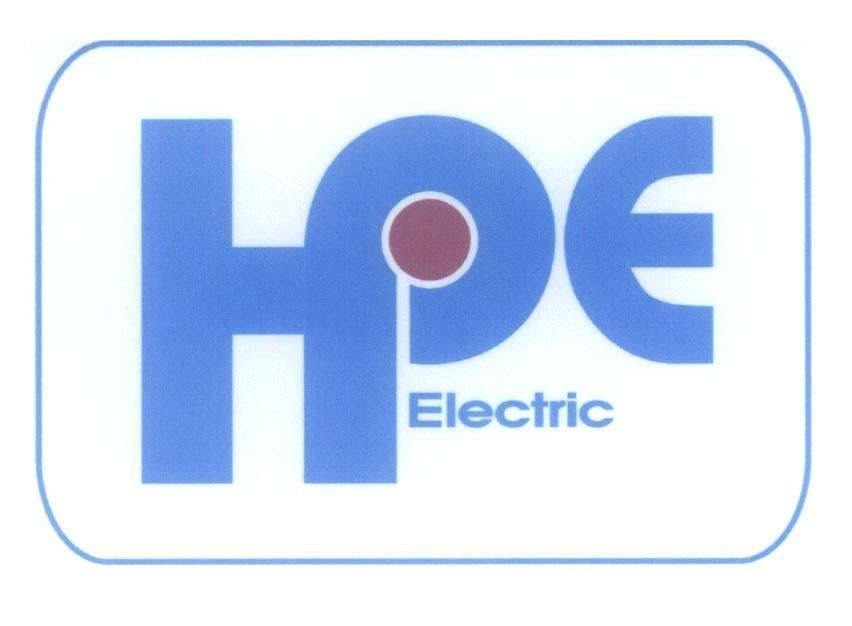 Mẫu nhãn hiệu HPE Electric