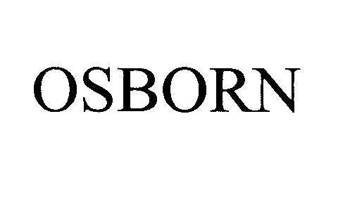 Mẫu nhãn hiệu OSBORN