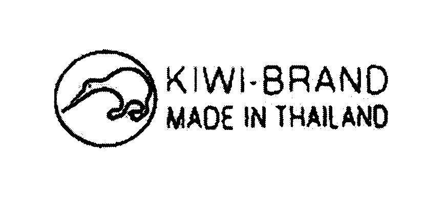 Mẫu nhãn hiệu KIWI-BRAND MADE IN THAILAND