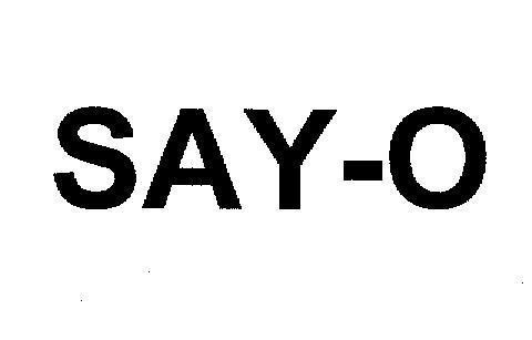 Mẫu nhãn hiệu SAY-O