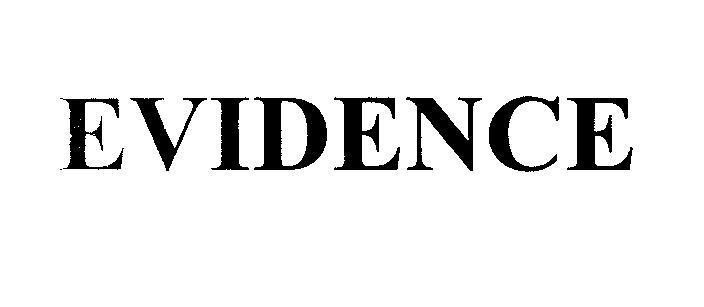 Mẫu nhãn hiệu EVIDENCE