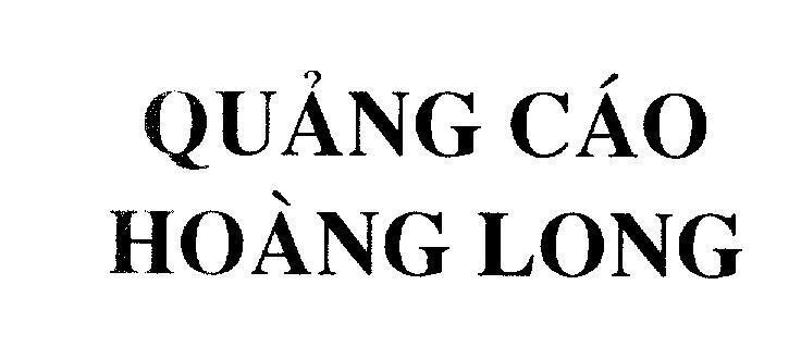 Mẫu nhãn hiệu Quảng Cáo Hoàng Long