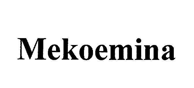 Mẫu nhãn hiệu Mekoemina