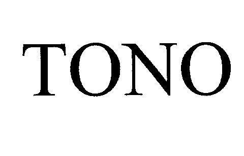 Mẫu nhãn hiệu TONO