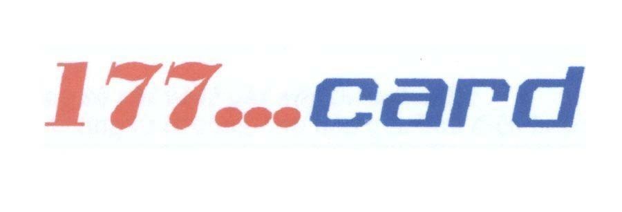 Mẫu nhãn hiệu 177...card
