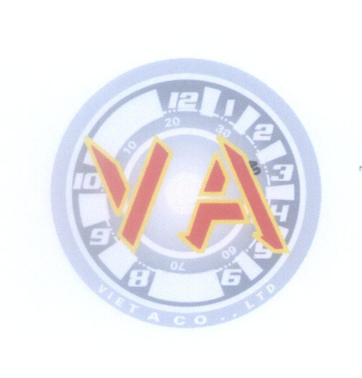 Mẫu nhãn hiệu VA VIET A CO., LTD 1 2 3 4 5 6 8 9 10 12 20 30 40 60 70