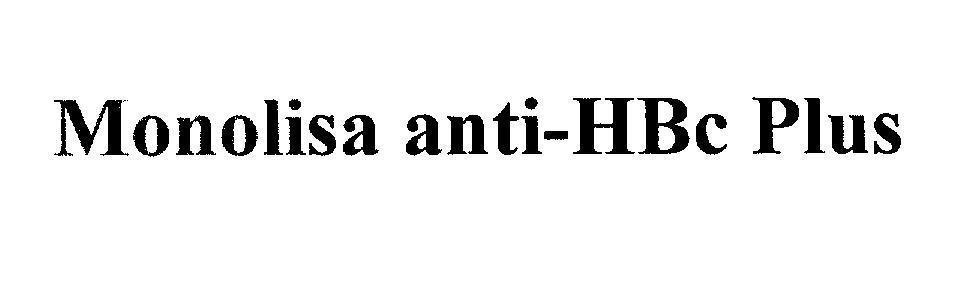 Mẫu nhãn hiệu Monolisa anti-HBc Plus