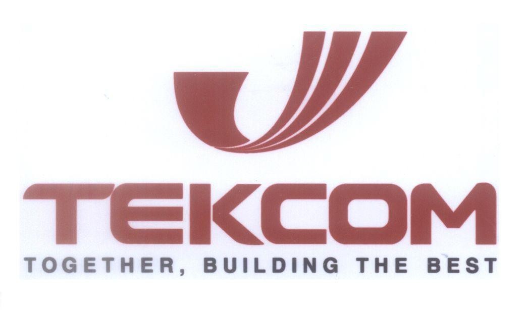 Mẫu nhãn hiệu TEKCOM TOGETHER, BUILDING THE BEST