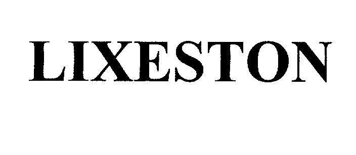 Mẫu nhãn hiệu LIXESTON