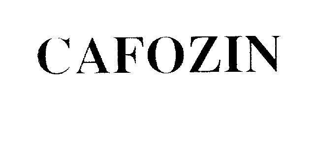 Mẫu nhãn hiệu CAFOZIN