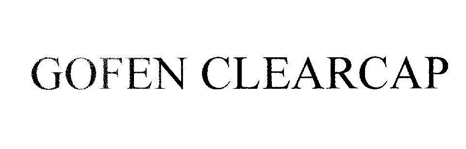 Mẫu nhãn hiệu GOFEN CLEARCAP