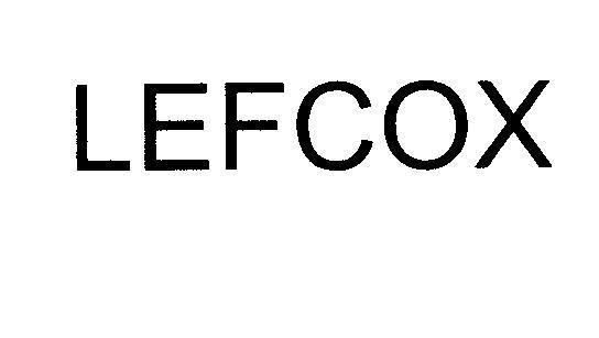 Mẫu nhãn hiệu LEFCOX