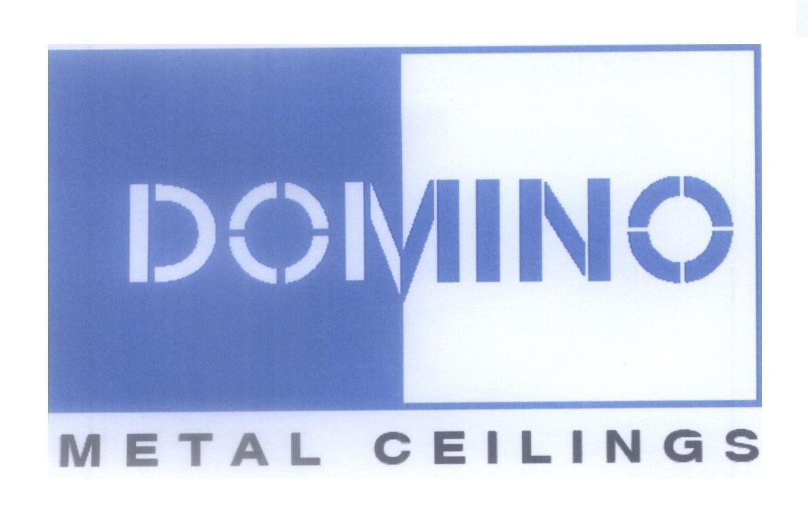 Mẫu nhãn hiệu DOMINO METAL CEILINGS