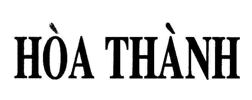 Mẫu nhãn hiệu Hoà Thành