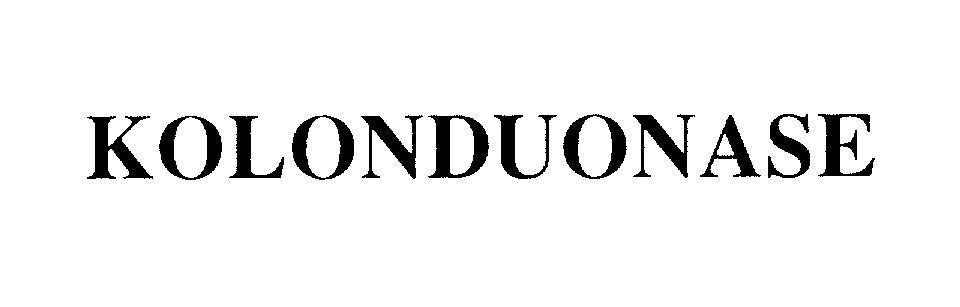 Mẫu nhãn hiệu KOLONDUONASE