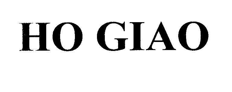 Mẫu nhãn hiệu HO GIAO