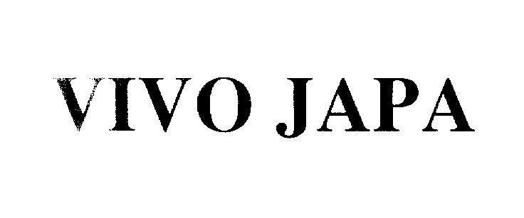 Mẫu nhãn hiệu VIVO JAPA