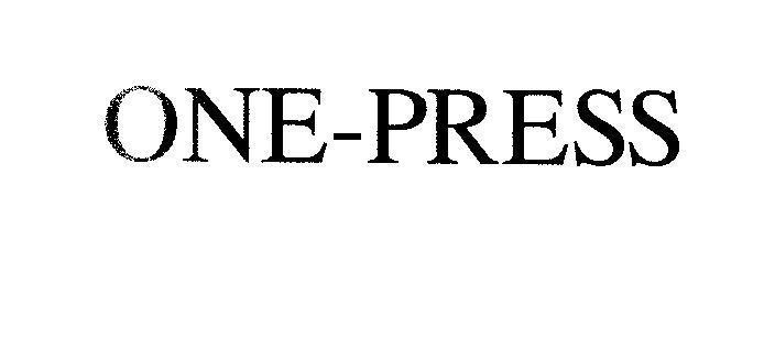 Mẫu nhãn hiệu ONE-PRESS