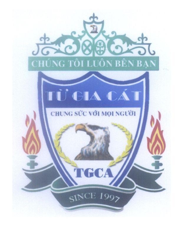 Mẫu nhãn hiệu TGCA Từ Gia Cát Chúng Tôi Luôn Bên Bạn Chung Sức Với Mọi Người