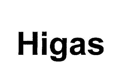 Mẫu nhãn hiệu Higas
