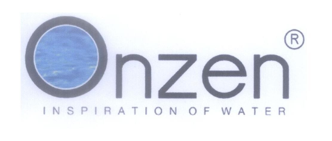 Mẫu nhãn hiệu Onzen R INSPIRATION OF WATER