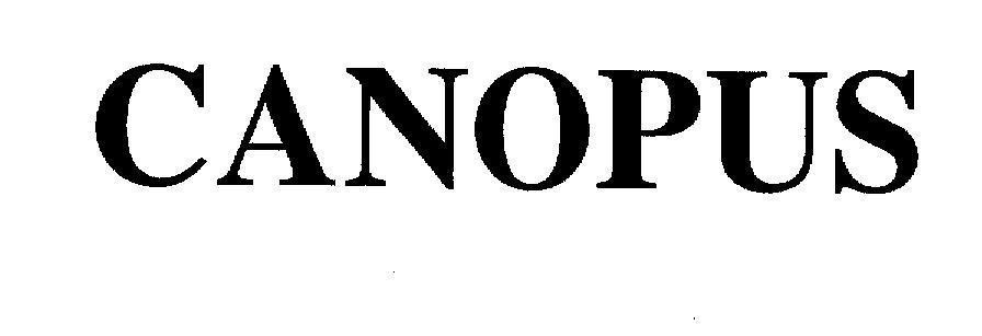 Mẫu nhãn hiệu CANOPUS
