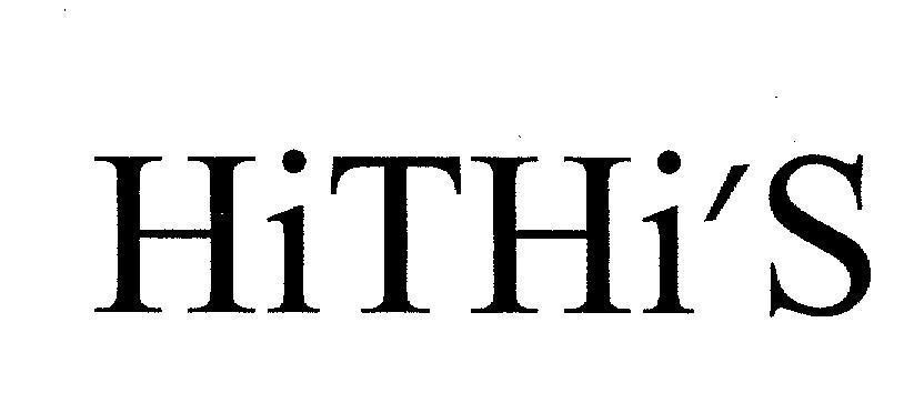 Mẫu nhãn hiệu HiTHi'S