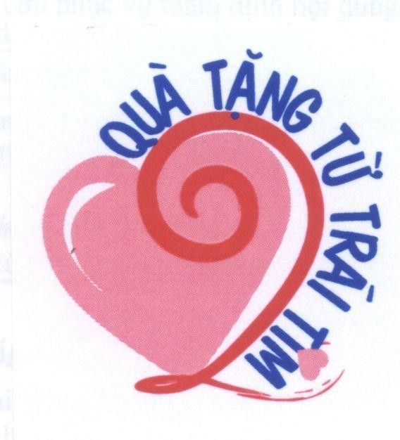 Mẫu nhãn hiệu Quà tặng từ trái tim 2