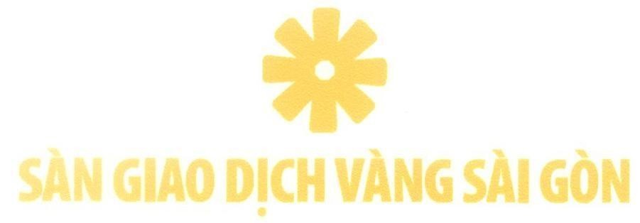 Mẫu nhãn hiệu Sàn Giao Dịch Vàng Sài Gòn
