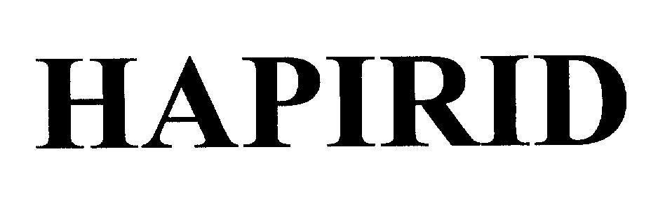 Mẫu nhãn hiệu HAPIRID