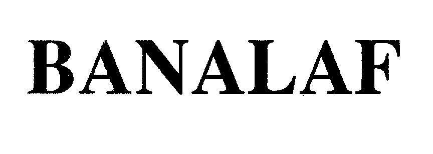 Mẫu nhãn hiệu BANALAF