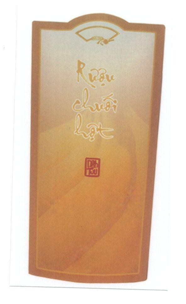 Mẫu nhãn hiệu Rượu Chuối Hột Danh Tửu