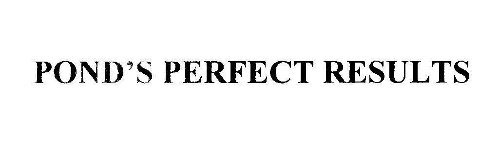 Mẫu nhãn hiệu POND'S PERFECT RESULTS