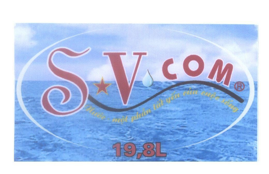 Mẫu nhãn hiệu S V COM Nước một phần tất yếu của cuộc sống 19,8L