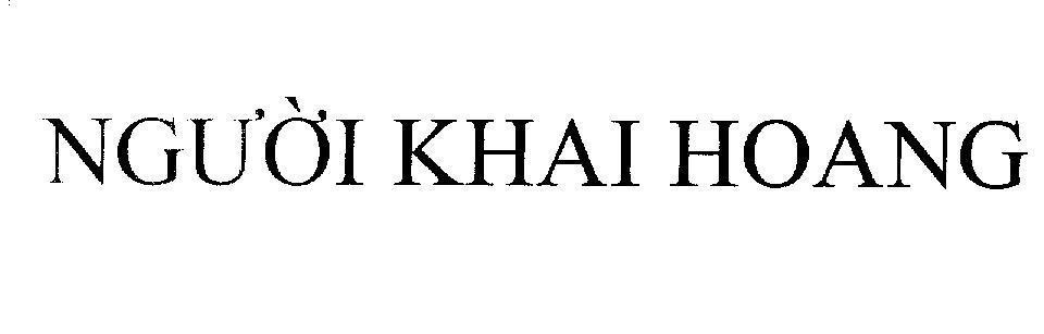 Mẫu nhãn hiệu Người Khai Hoang