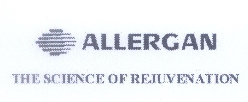 Mẫu nhãn hiệu ALLERGAN THE SCIENCE OF REJUVENATION