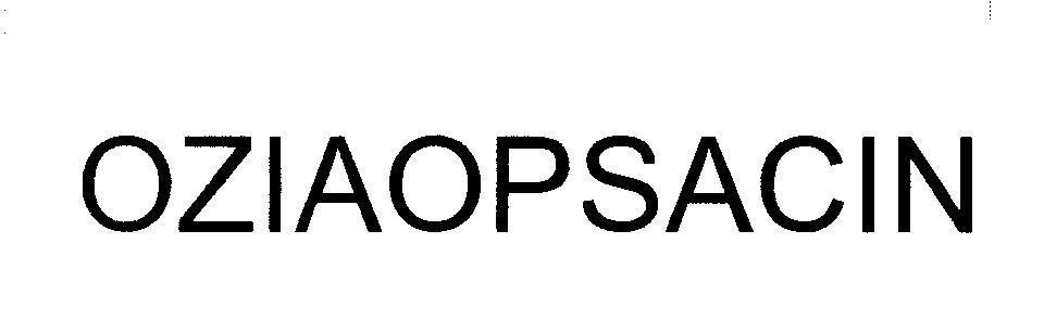 Mẫu nhãn hiệu OZIAOPSACIN