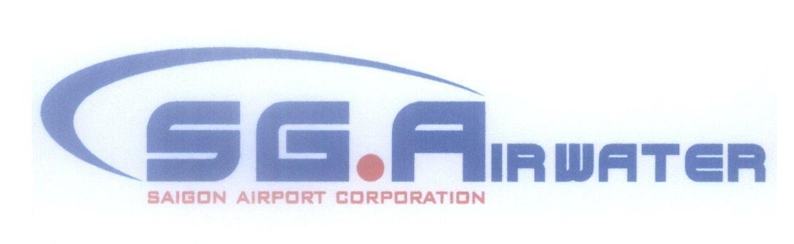 Mẫu nhãn hiệu SG.AIR WATER SAIGON AIRPORT CORPORATION