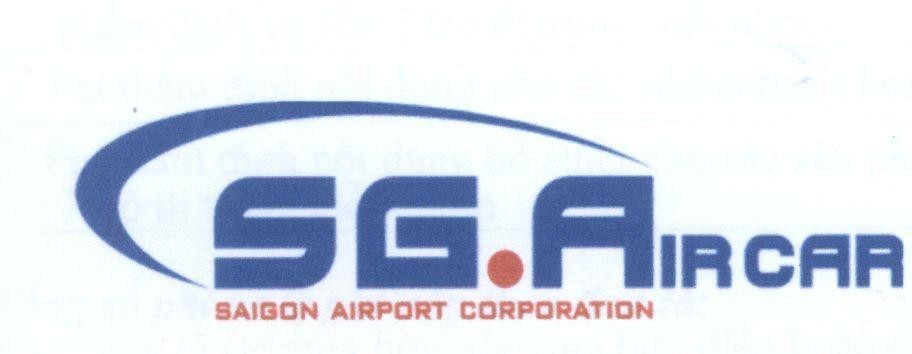 Mẫu nhãn hiệu SGA SG.AIRCAR SG AIRCAR SAIGON AIRPORT CORPORATION