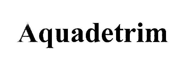 Mẫu nhãn hiệu Aquadetrim