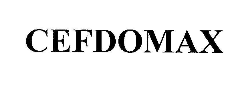 Mẫu nhãn hiệu CEFDOMAX