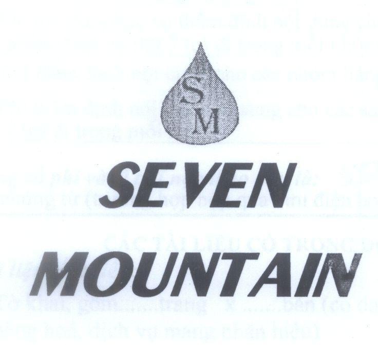 Mẫu nhãn hiệu S M SEVEN MOUNTAIN