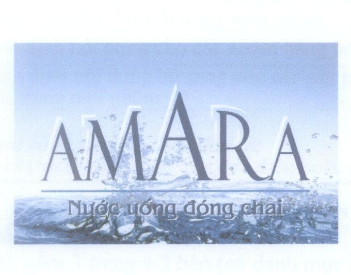 Mẫu nhãn hiệu AMARA Nước uống đóng chai