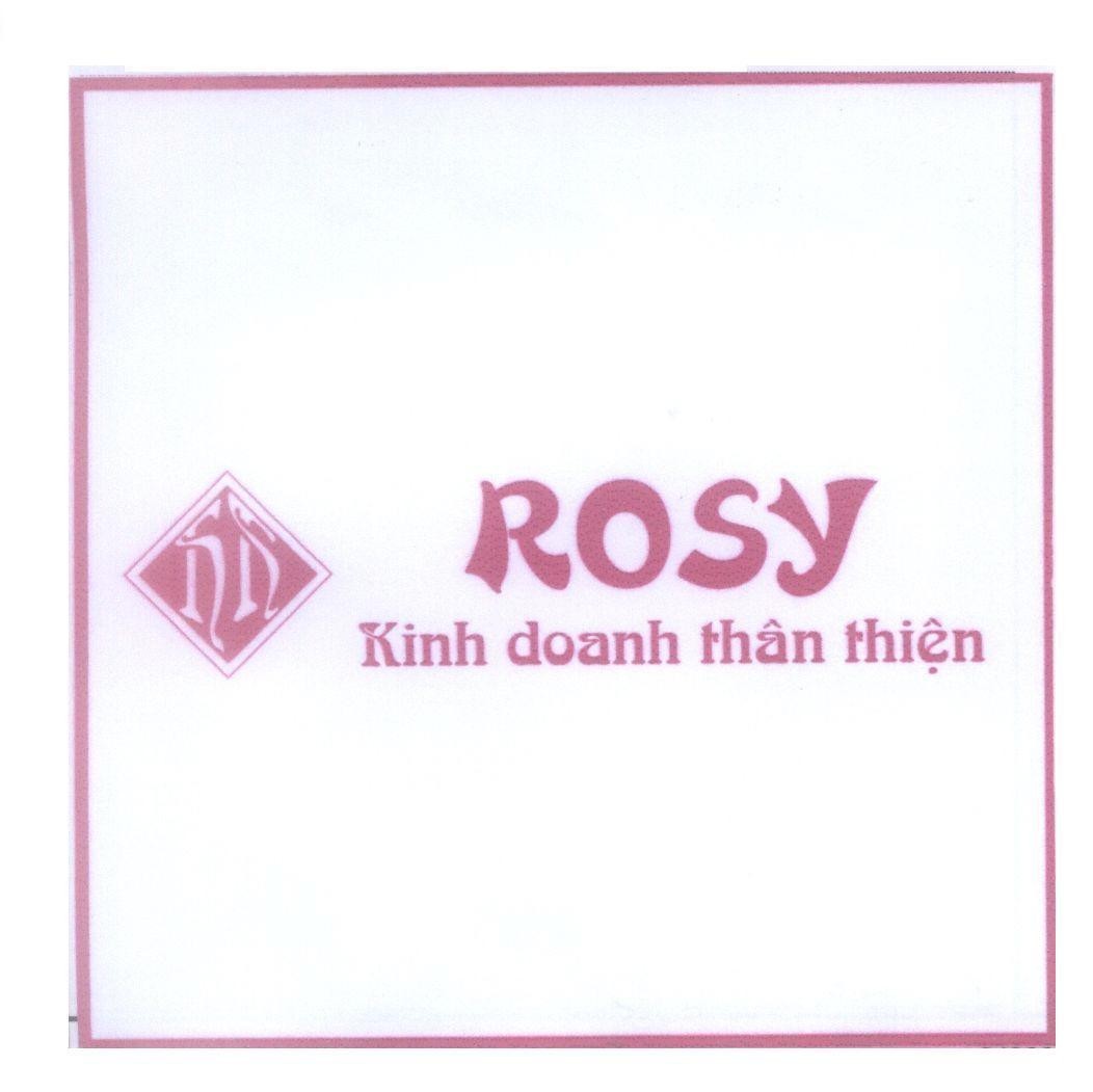 Mẫu nhãn hiệu hh ROSY Kinh doanh thân thiện