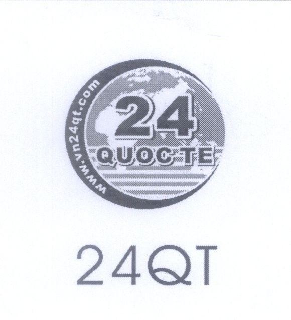Mẫu nhãn hiệu 24QT 24 QUOC TE www.vn24qt.com