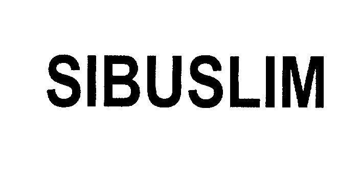 Mẫu nhãn hiệu SIBUSLIM