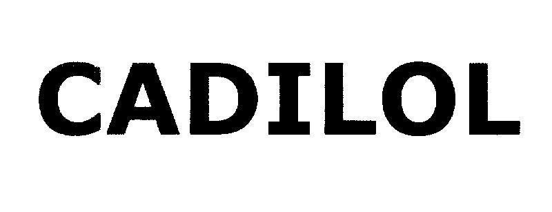 Mẫu nhãn hiệu CADILOL
